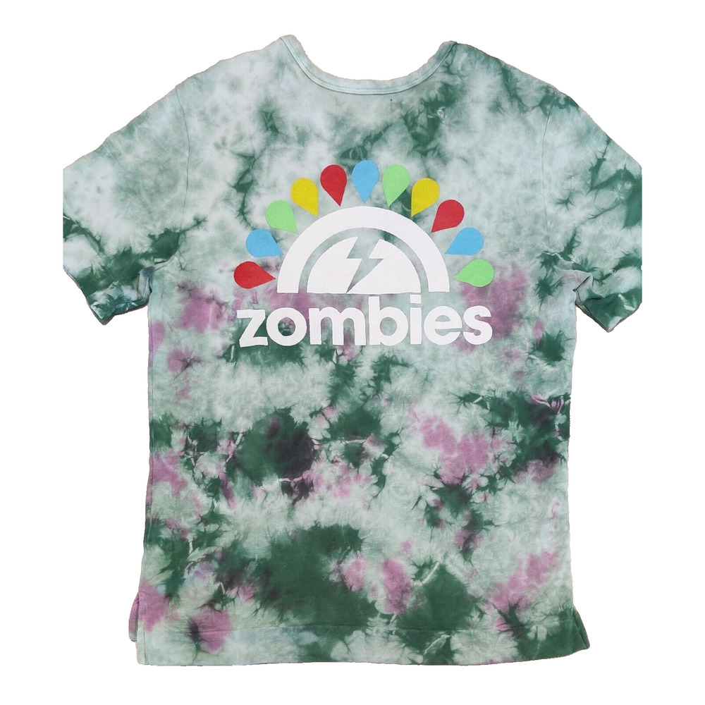 Flatbush Zombies Mens Tie Dye SS Sweatshirt Sz XL Glorious Dead Rap Hip Hop 90s